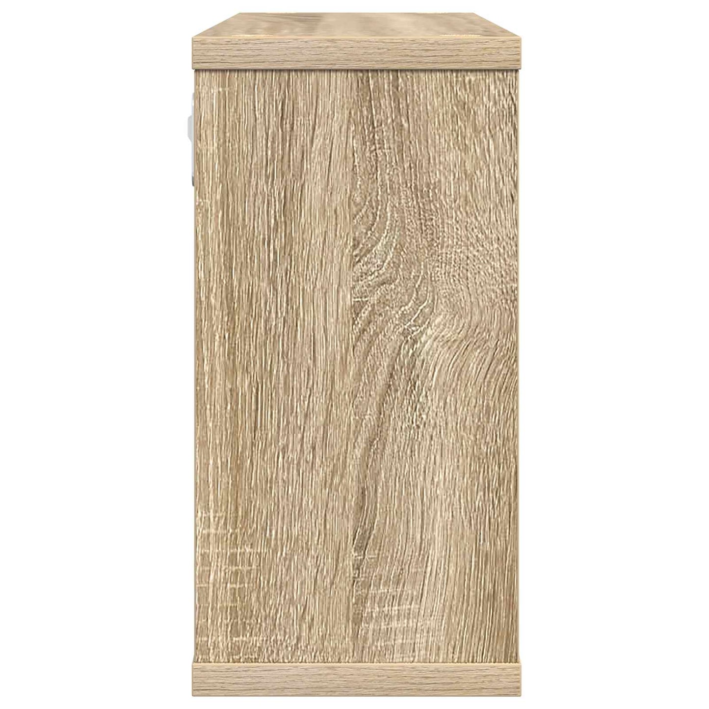 vidaXL Κρεμαστά ράφια Sonoma Δρυς 80 x 15 x 30 εκ Επεξεργασμένο Ξύλο