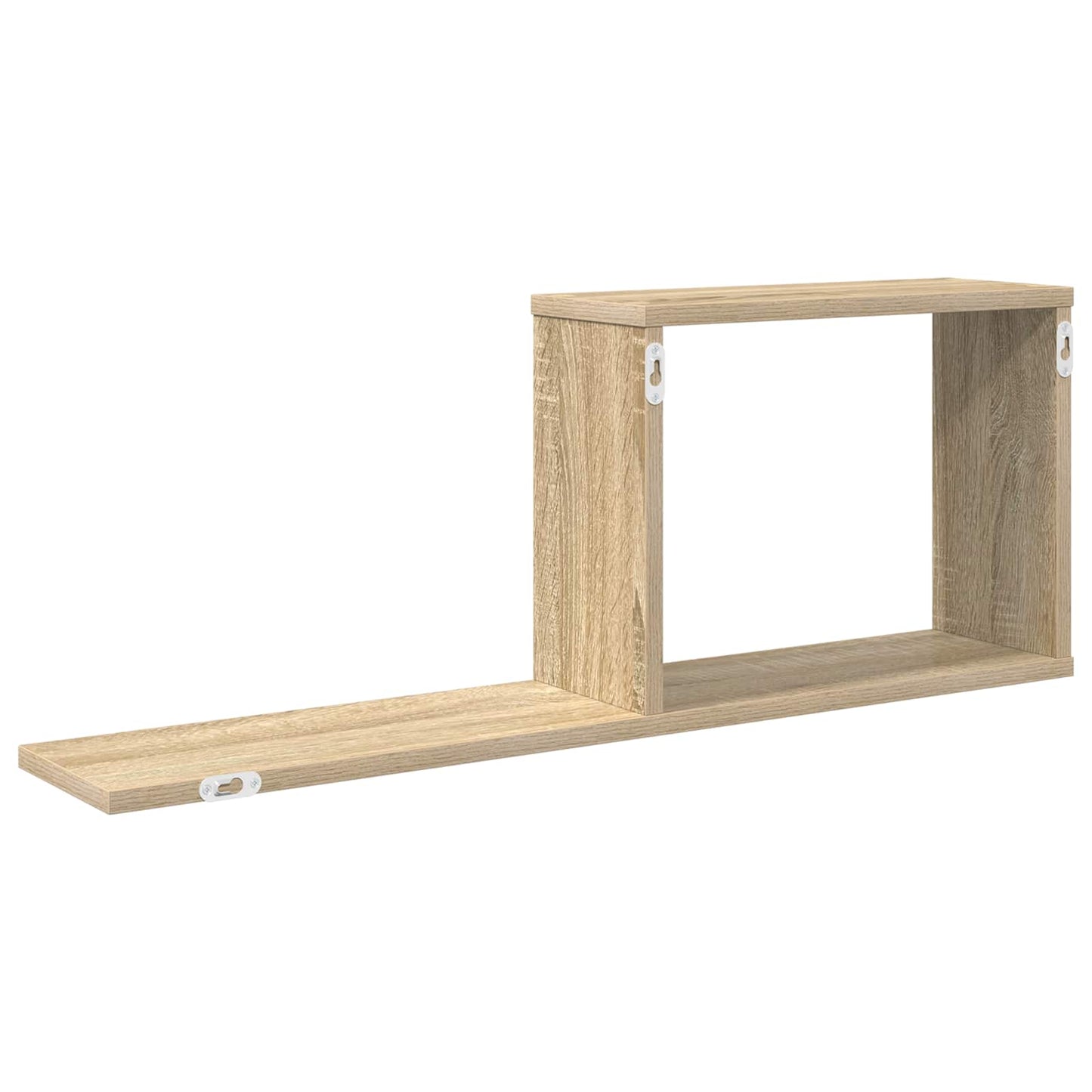 vidaXL Κρεμαστά ράφια 2 τμχ. Sonoma Δρυς 80 x 15 x 30 εκ