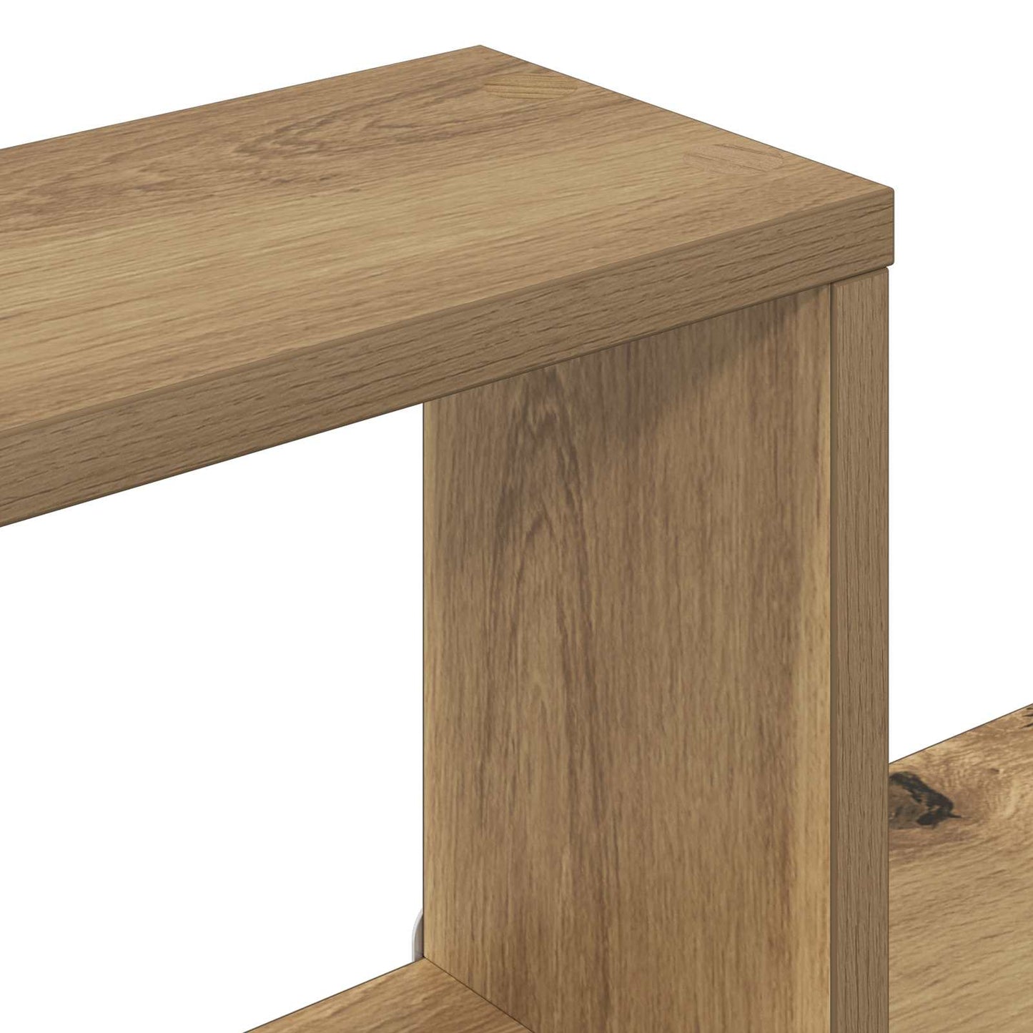 vidaXL Κρεμαστά ράφια Artisan Δρυς 80 x 15 x 30 εκ Επεξεργασμένο Ξύλο