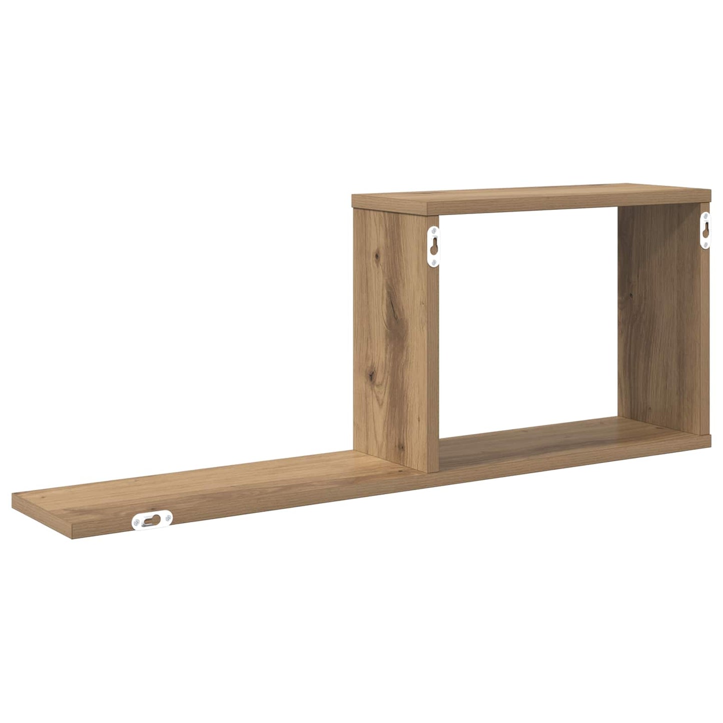 vidaXL Κρεμαστά ράφια 2 τμχ. Artisan Δρυς 80 x 15 x 30 εκ