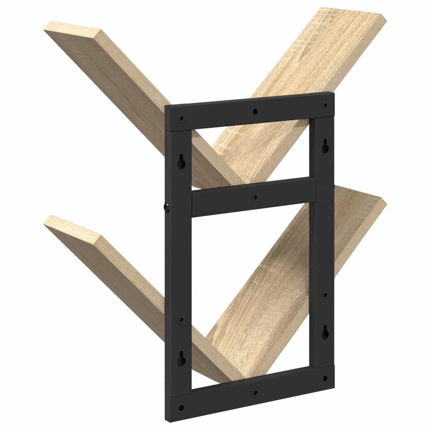 vidaXL Ράφι Τοίχου 2 τμχ. Sonoma Δρυς 43 x 15 x 47 εκ