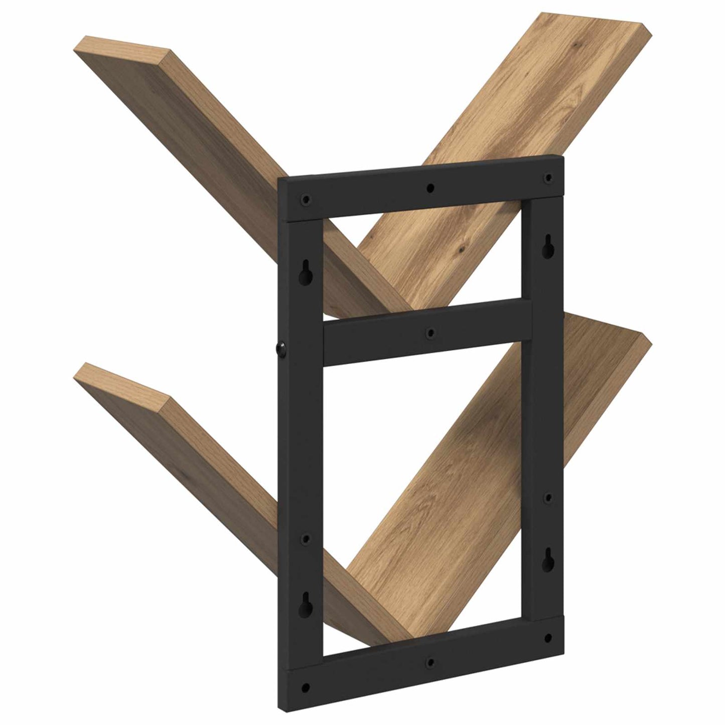 vidaXL Ράφι Τοίχου 2 τμχ. Artisan Δρυς 43 x 15 x 47 εκ
