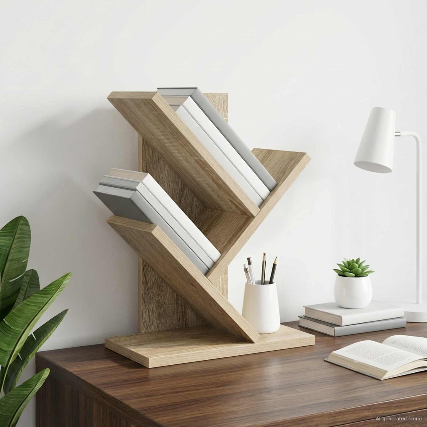 vidaXL Ράφι Δέντρων 3-Επιπέδων 30 x 18 x 40 εκ Επεξεργασμένο Ξύλο