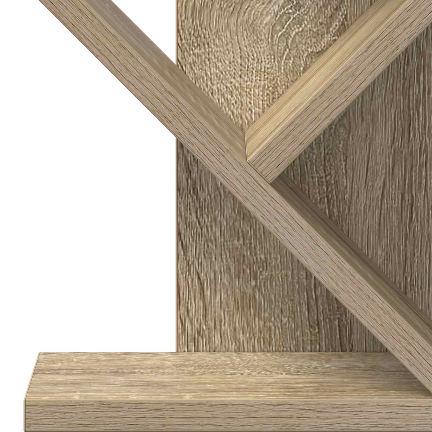 vidaXL Βιβλιοθήκη Δέντρου 4-Επίπεδη 30 x 18 x 60 εκ Επεξεργασμένο Ξύλο