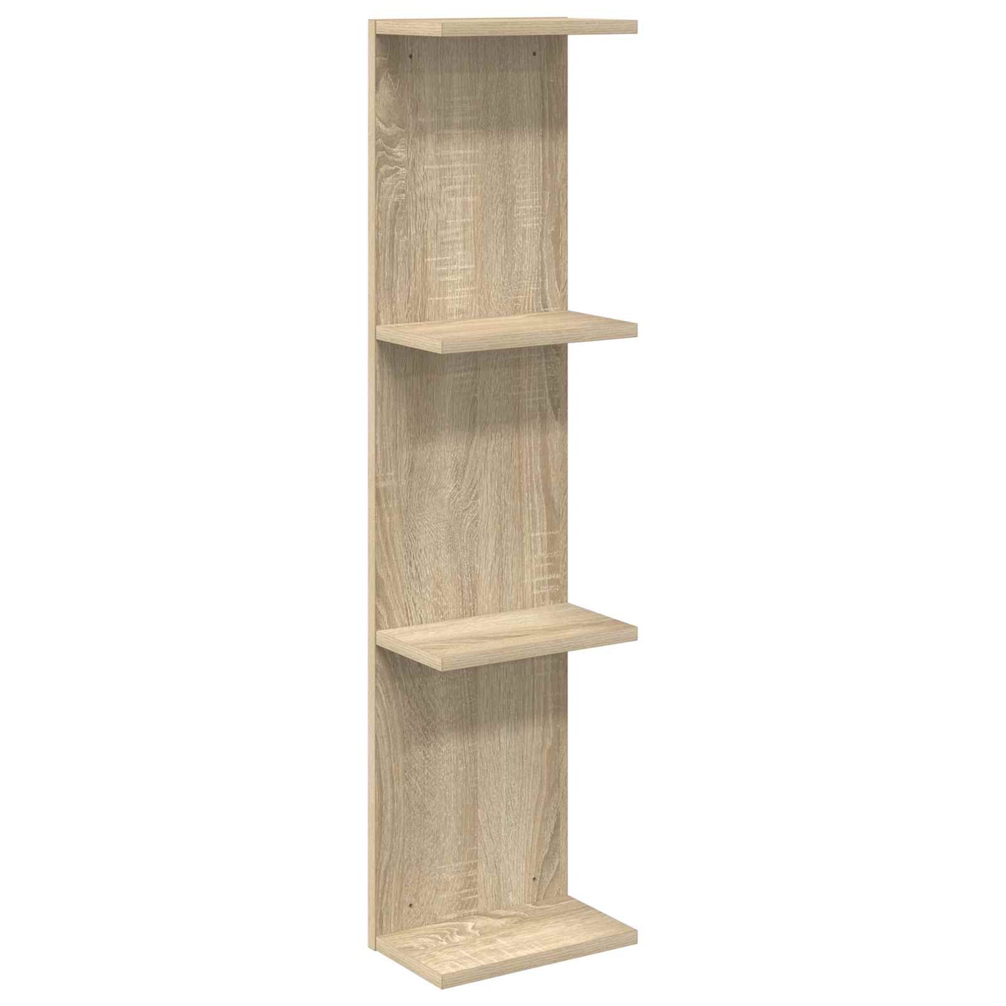 vidaXL Ράφι Τοίχου Sonoma Δρυς 25 x 15 x 100 εκ Επεξεργασμένο Ξύλο