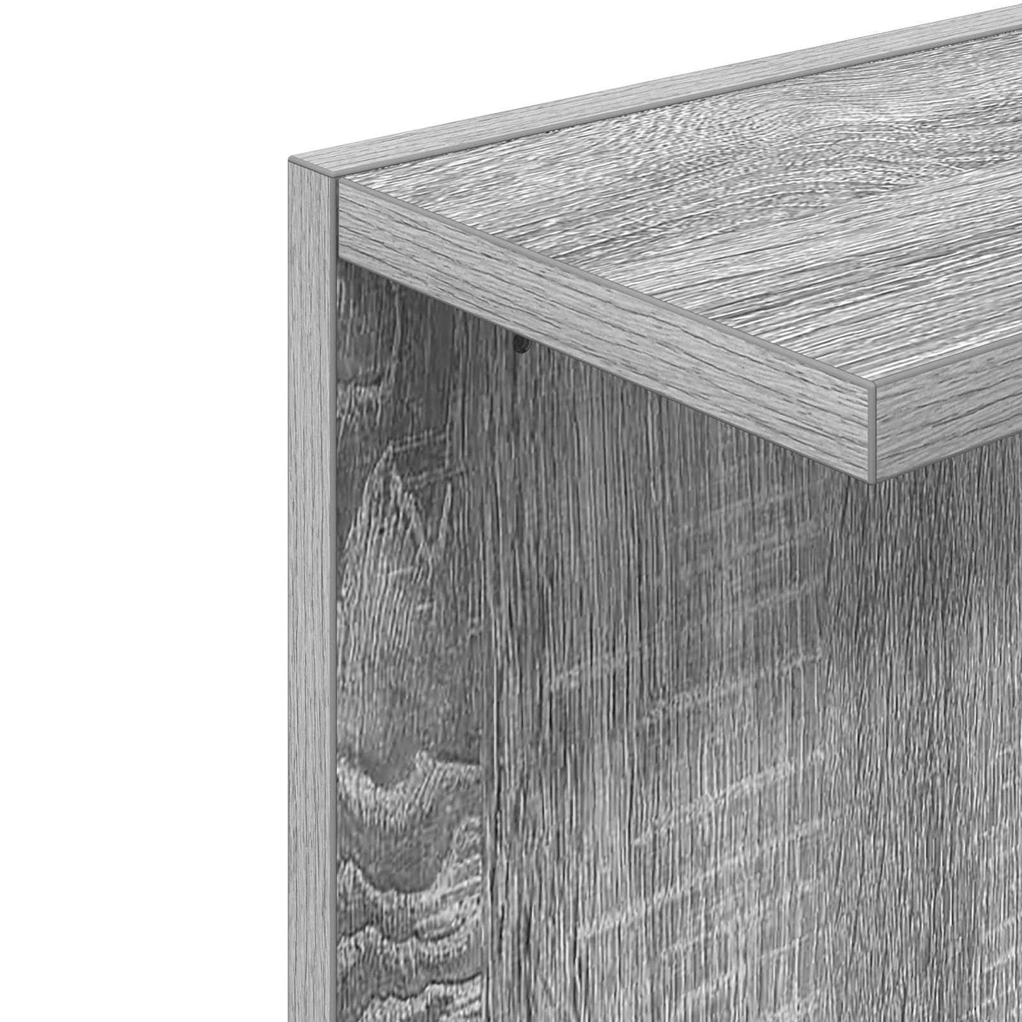 vidaXL Ράφι Τοίχου 2 τμχ. Γκρι Sonoma 25 x 15 x 100 εκ