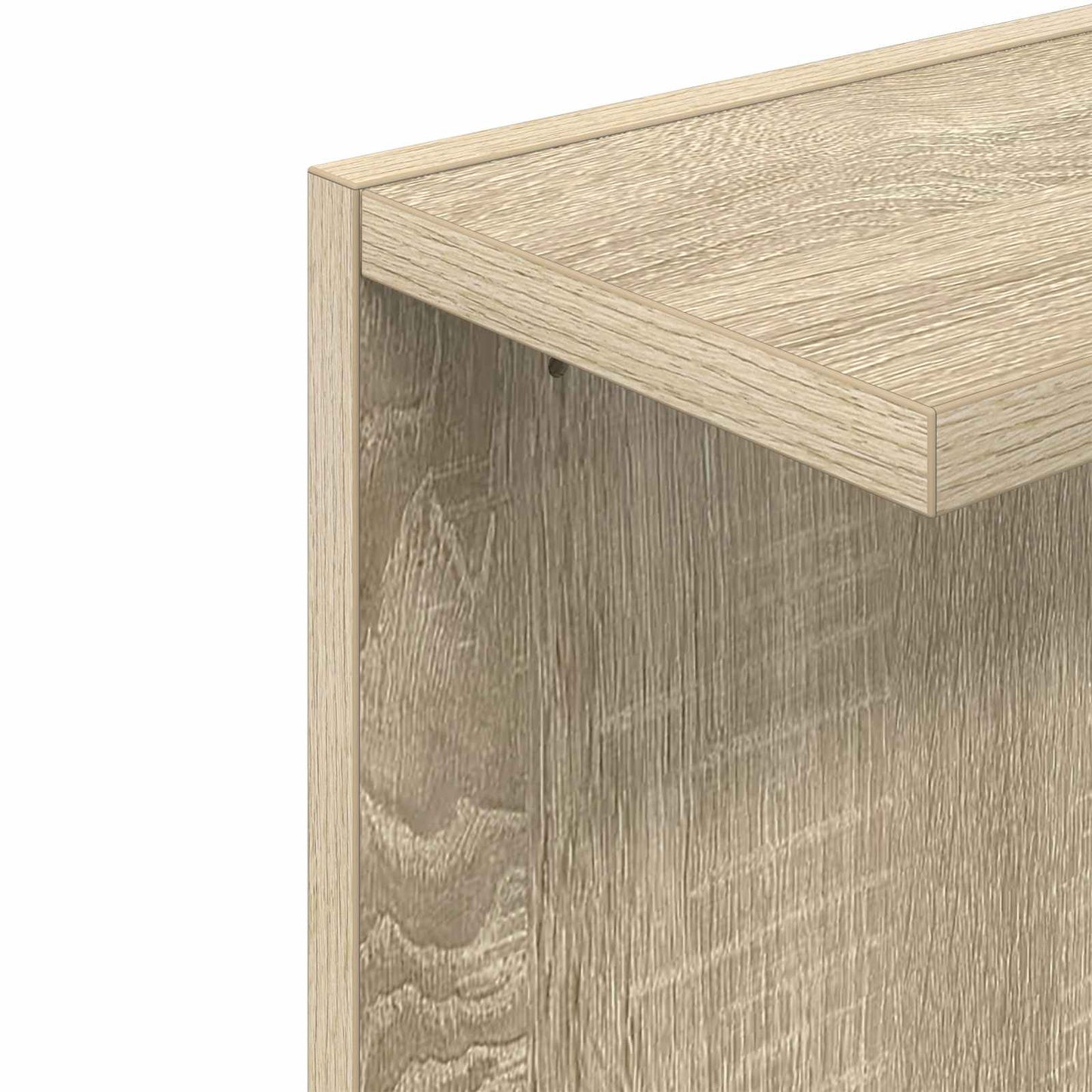 vidaXL Ράφι Τοίχου 2 τμχ. Sonoma Δρυς 30 x 15 x 100 εκ