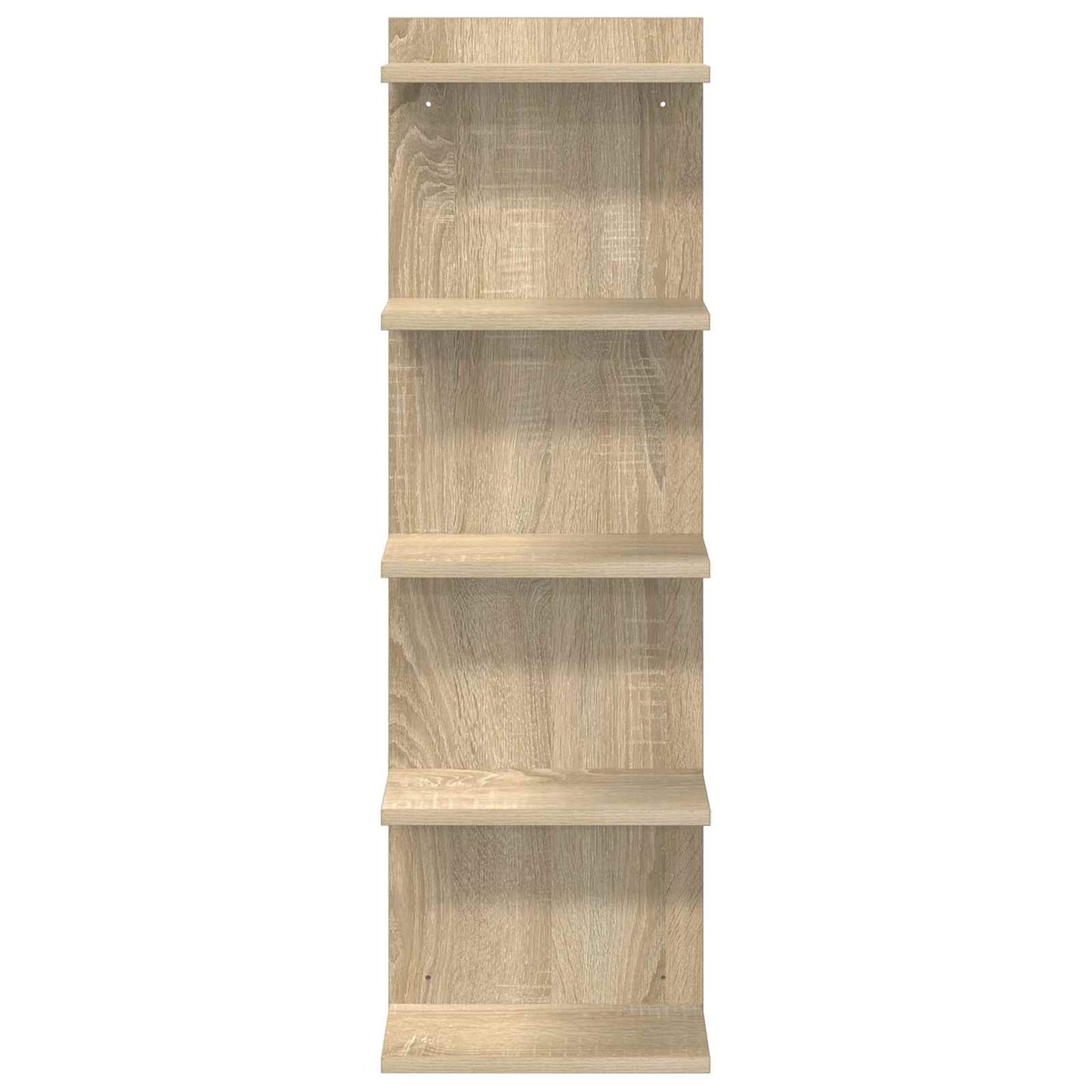 vidaXL Ράφι Τοίχου 2 τμχ. Sonoma Δρυς 30 x 15 x 100 εκ