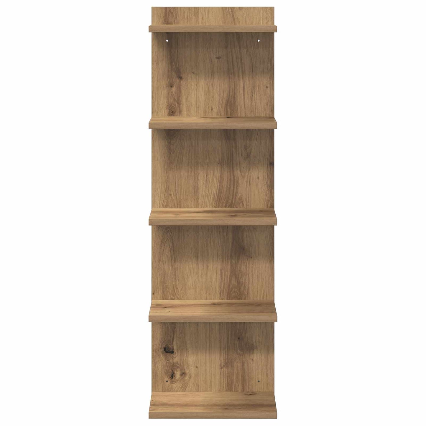 vidaXL Ράφι Τοίχου 2 τμχ. Artisan Δρυς 30 x 15 x 100 εκ