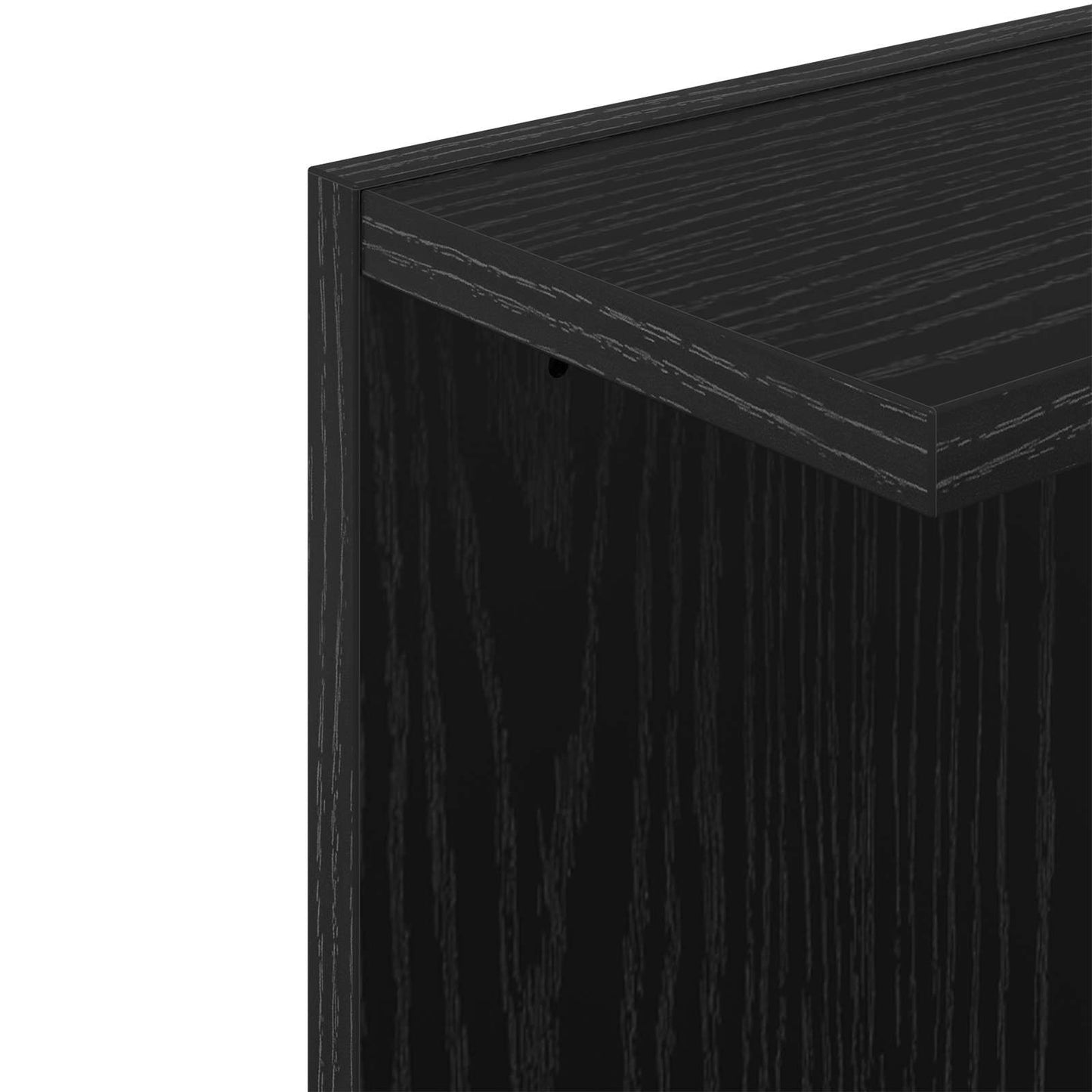 vidaXL Ράφι Τοίχου 2 τμχ. Μαύρη Δρυς 22 x 15 x 100 εκ