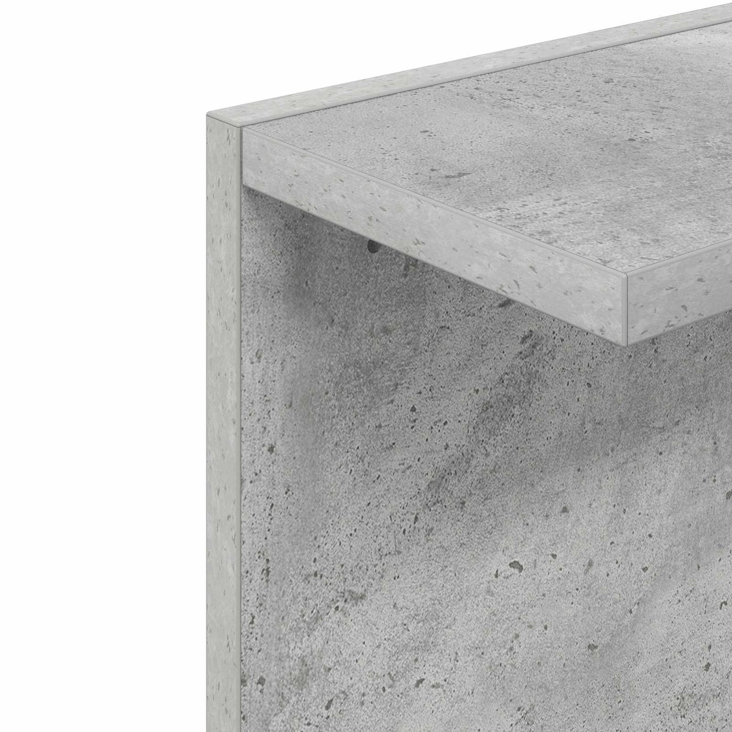 vidaXL Ράφι Τοίχου Γκρι Σκυροδέματος 22 x 15 x 100 εκ