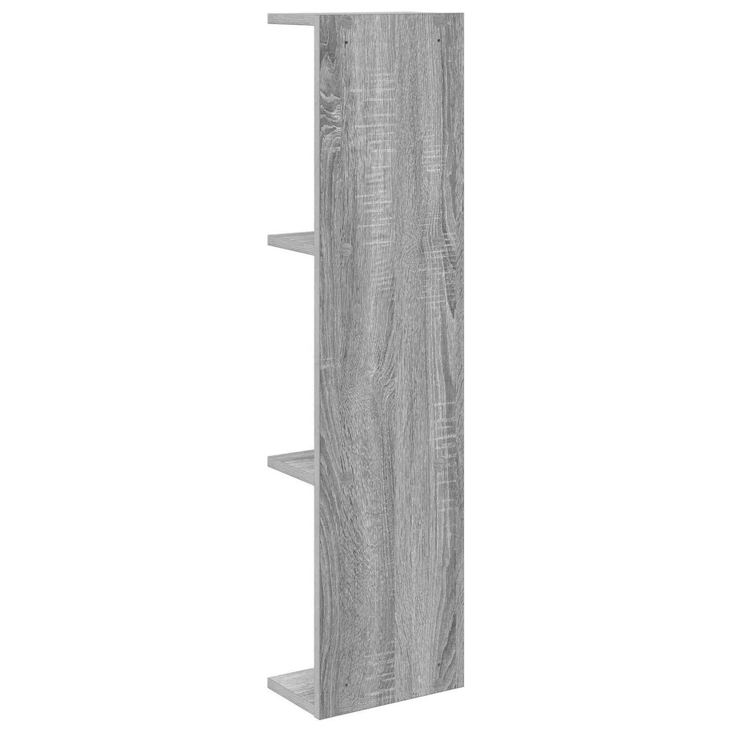 vidaXL Ράφι Τοίχου 2 τμχ. Γκρι Sonoma 22 x 15 x 100 εκ