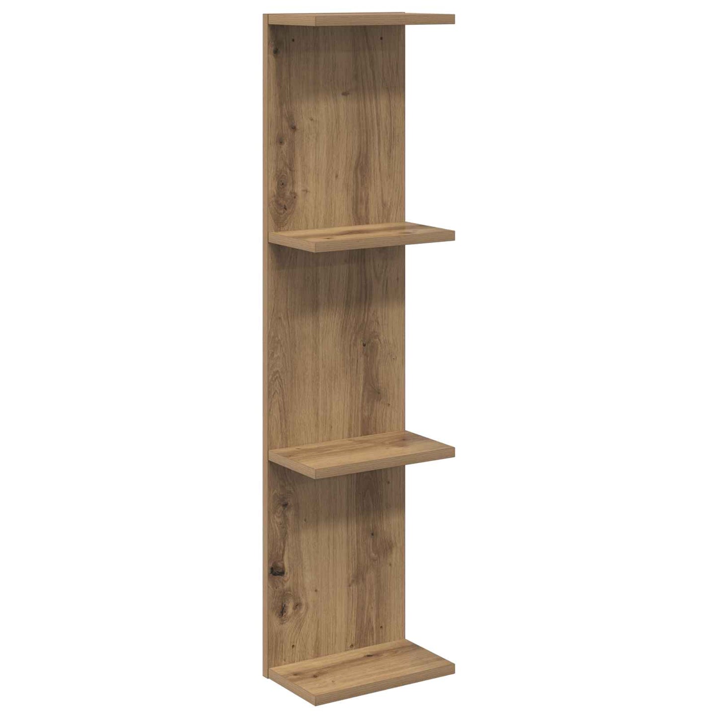 vidaXL Ράφι Τοίχου Artisan Δρυς 22 x 15 x 100 εκ Επεξεργασμένο Ξύλο
