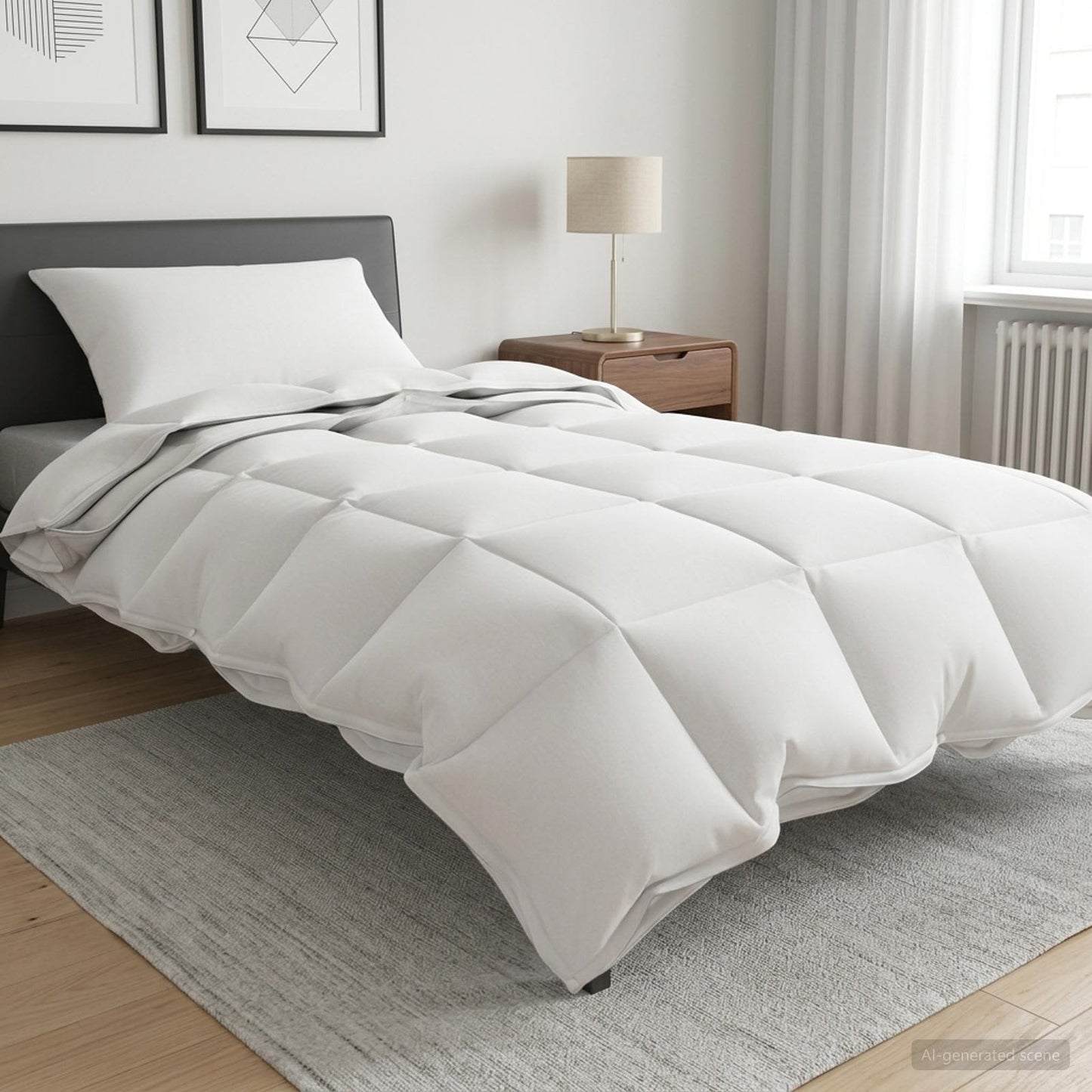 vidaXL Καθολική Ρύθμιση Παπλώματος 2 τμχ. 137 x 200 cm Όλες οι εποχές