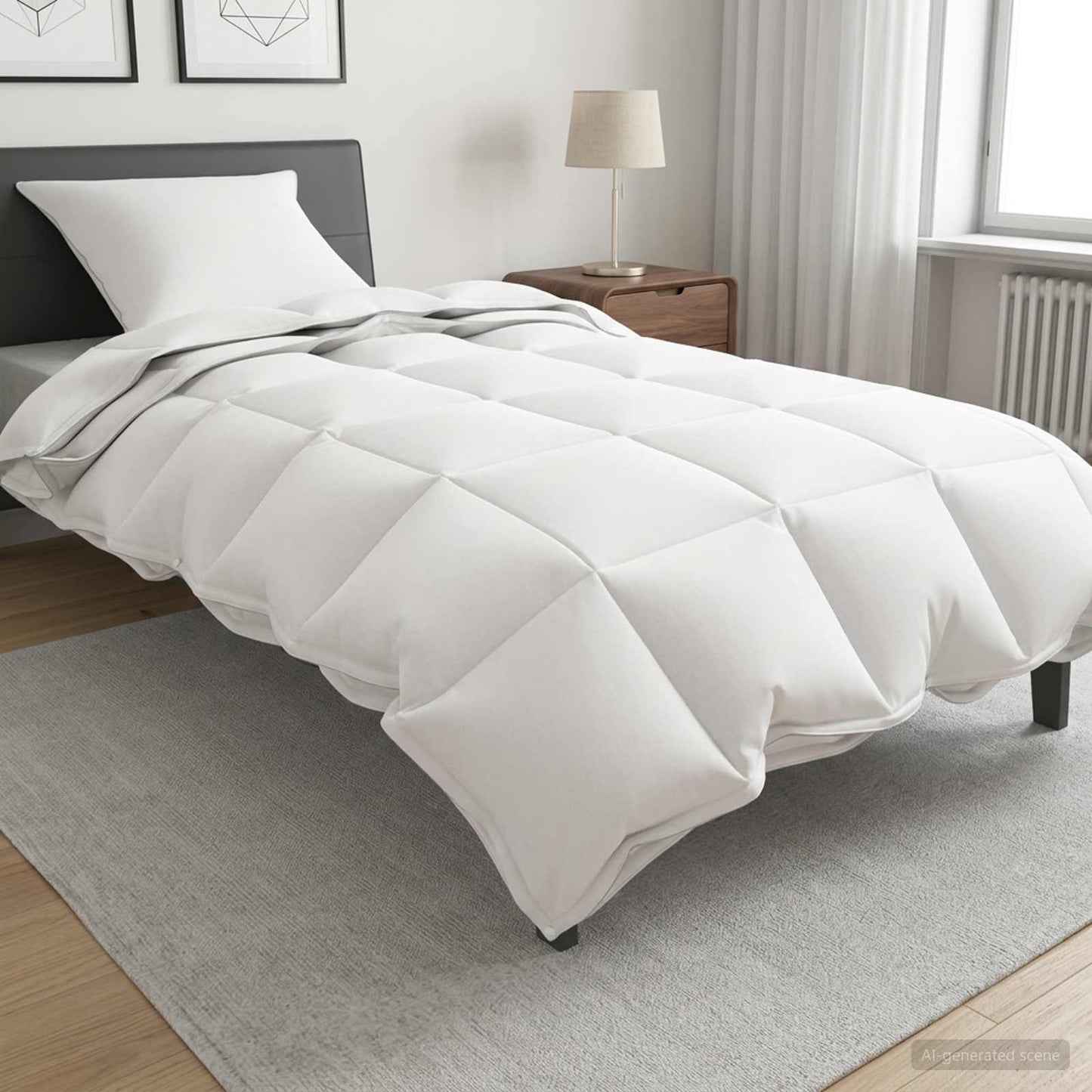 vidaXL Καθολική Ρύθμιση Παπλώματος 2 τμχ. 137 x 200 cm Όλες οι εποχές