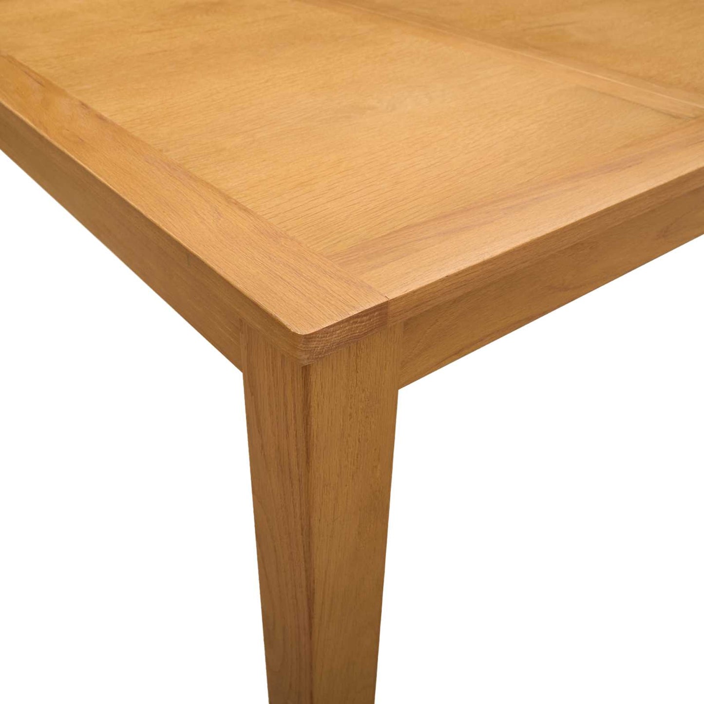 vidaXL Τραπεζαρία 90 x 90 x 75 cm Στερεό Ξύλο Δρυός Φυσικό τετράγωνο