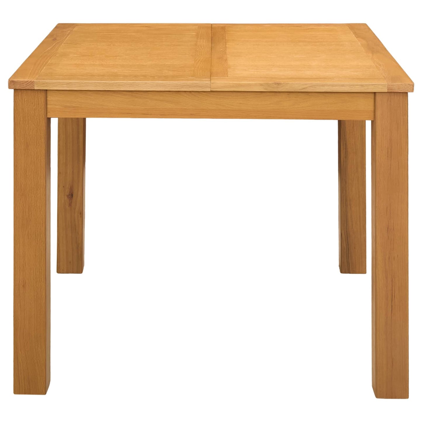 vidaXL Τραπεζαρία 90 x 90 x 75 cm Στερεό Ξύλο Δρυός Φυσικό τετράγωνο