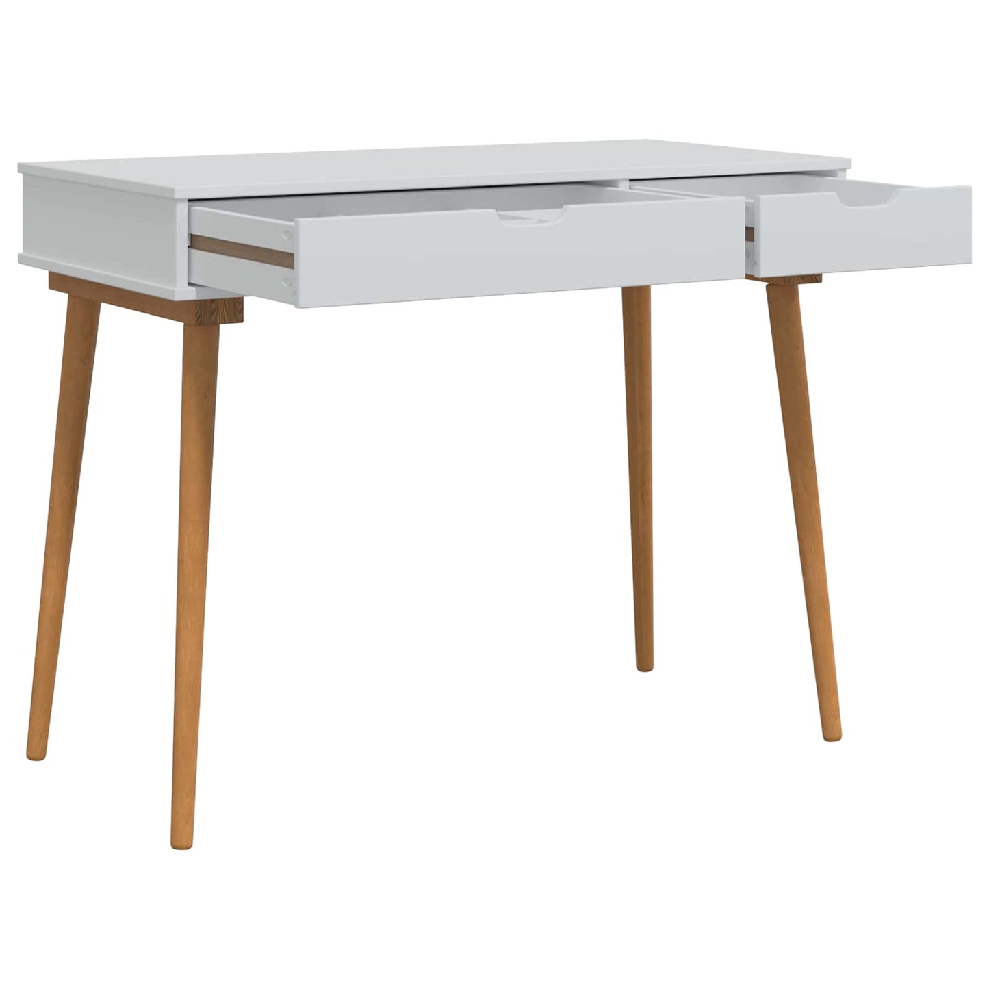 vidaXL Σετ Τραπεζιού Μακιγιάζ FAUSKE 4 pcs Λευκό 100 x 50 x 143 εκ