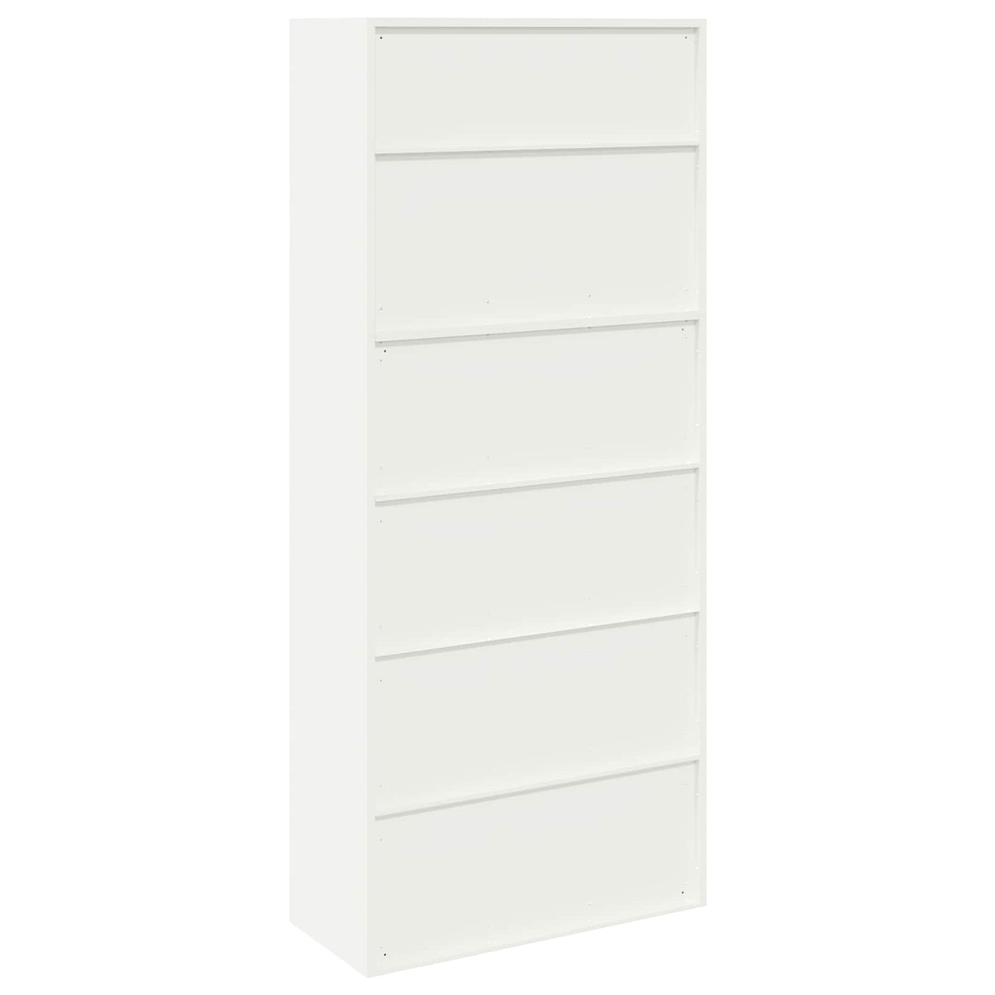 vidaXL Ντουλάπι αποθήκευσης 2 τμχ. Λευκό 90 x 40 x 210 εκ Ατσάλι