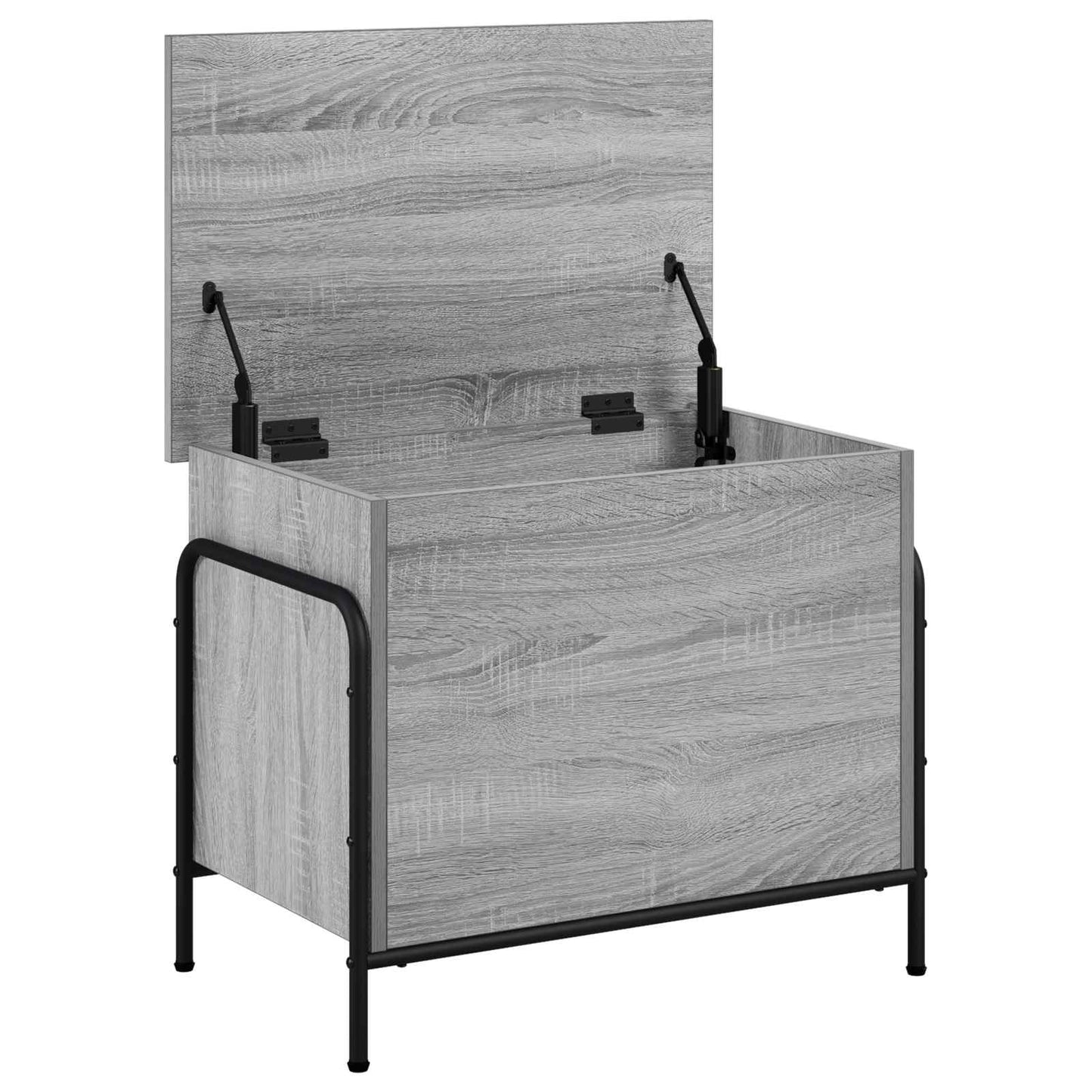 vidaXL Κουτί αποθήκευσης Γκρι Sonoma 80 x 40 x 49,5 εκ