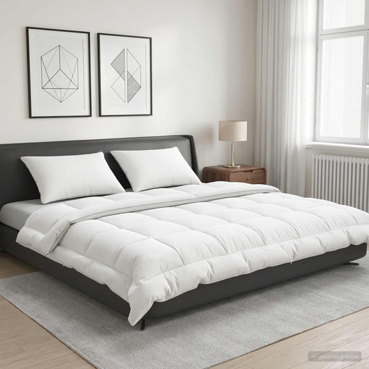 vidaXL Πάπλωμα TRIER 200x220 εκ 4 Εποχές 220 GSM Λευκό Υποαλλεργικό