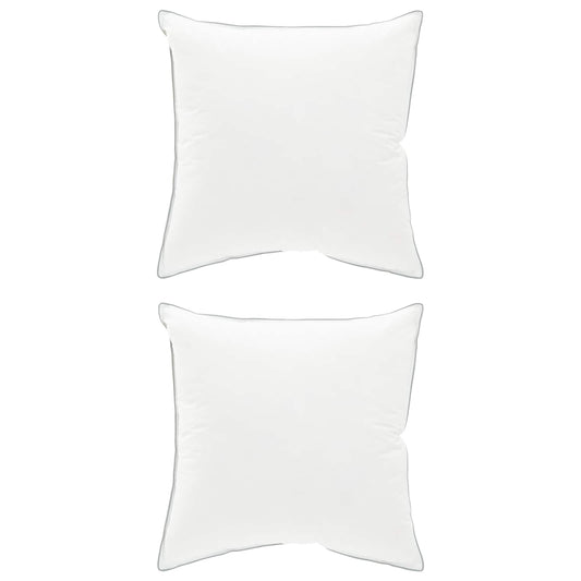 vidaXL Μαξιλάρι 2 τμχ. 80 x 80 cm Αυστραλιανό Μαλλί Λευκό