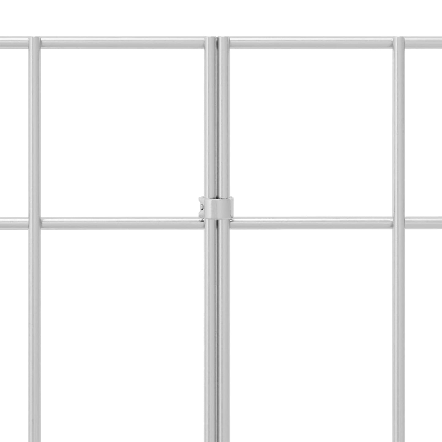 vidaXL Πάνελ Φράχτη Κήπου 48 τμχ. 25 x 30 cm Γαλβανισμένος Χάλυβας
