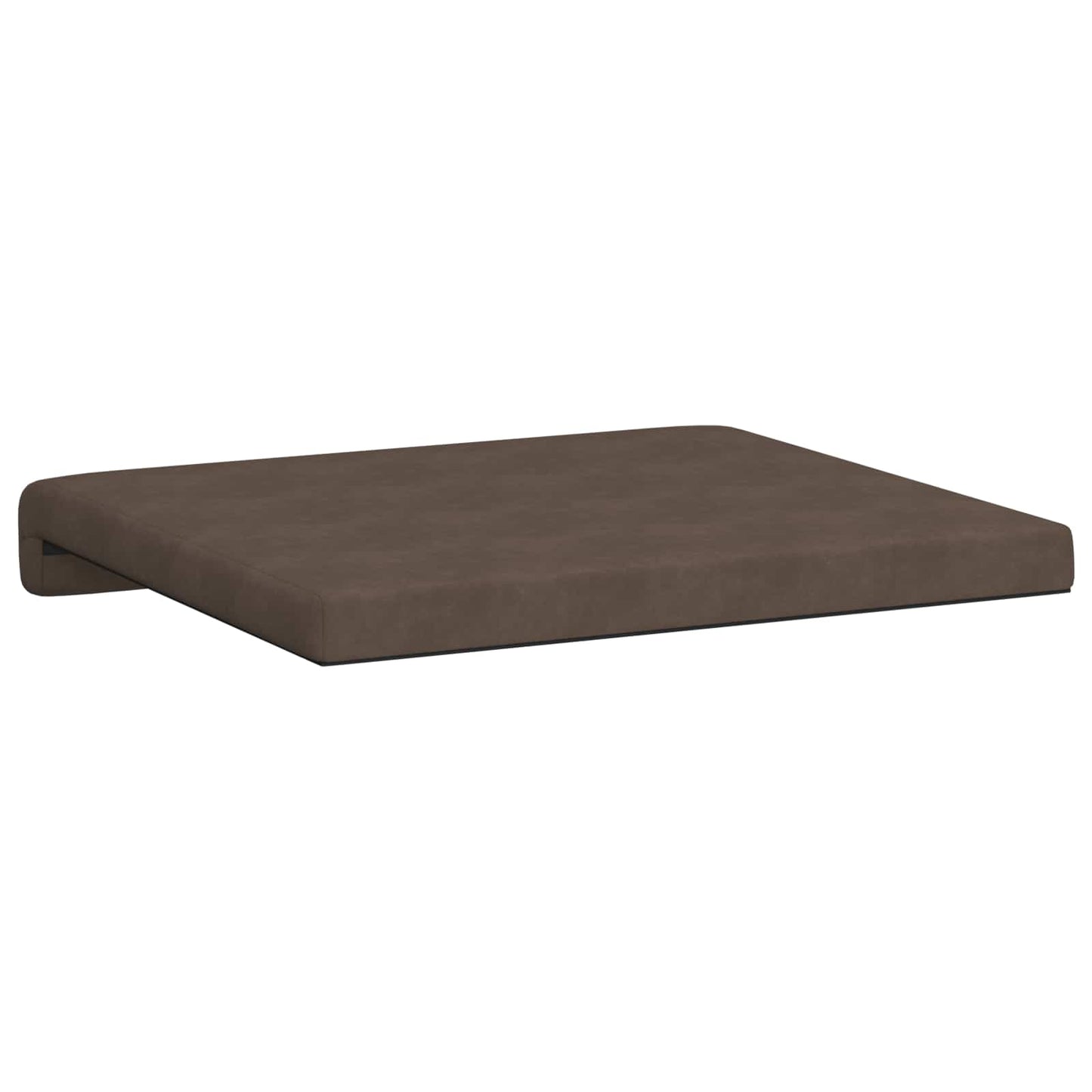 vidaXL Μαξιλάρι πάγκου 4 τμχ. Μικροΐνες Καφέ Βάθος 35 εκ.