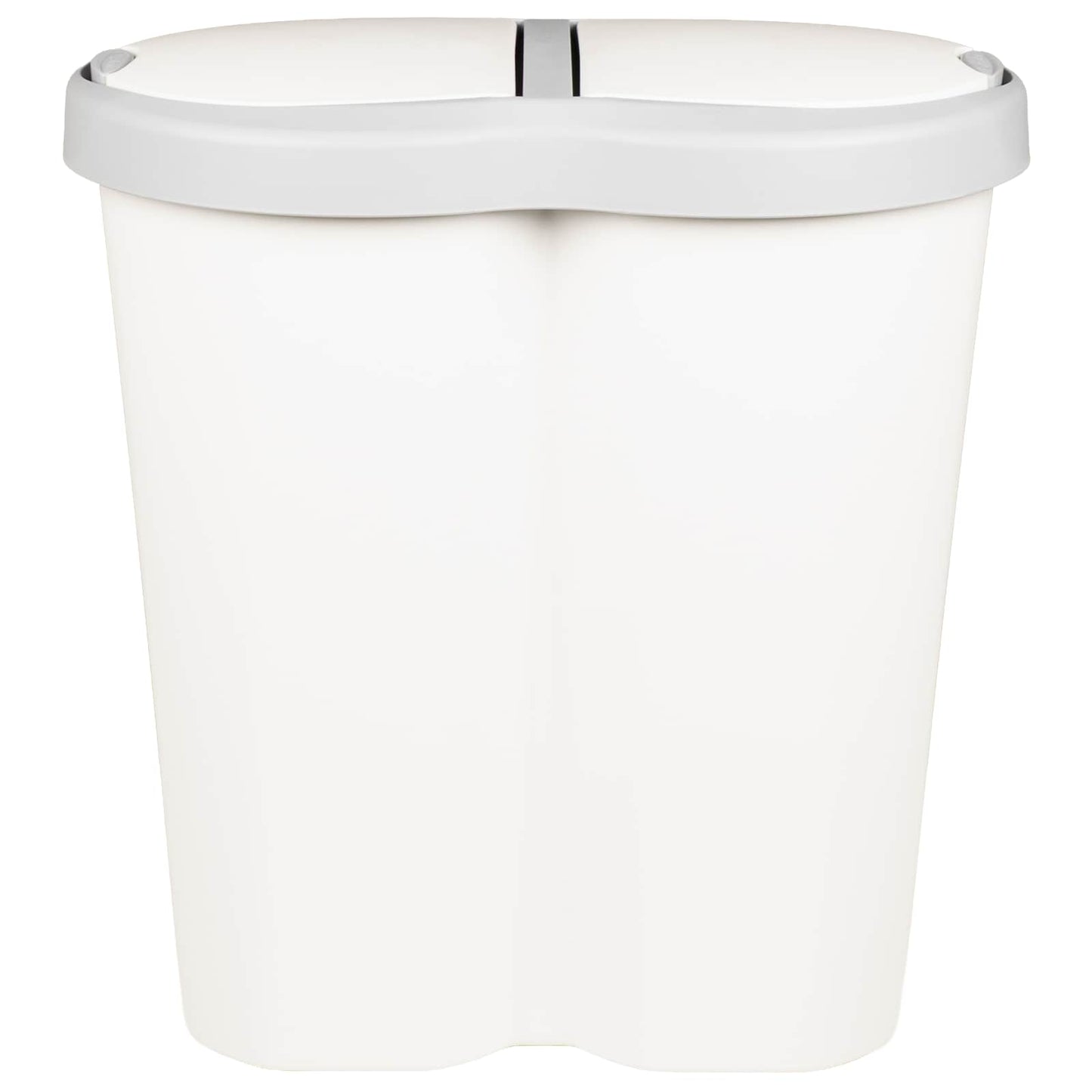 vidaXL Κάδος Αχρήστων Λευκό 48 x 30 x 51 εκ. PP