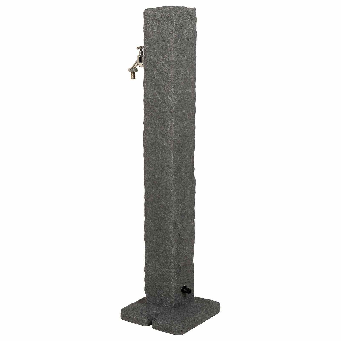 vidaXL Δεξαμενή Κήπου Ανθρακί 26 x 26 x 98 εκ. PE