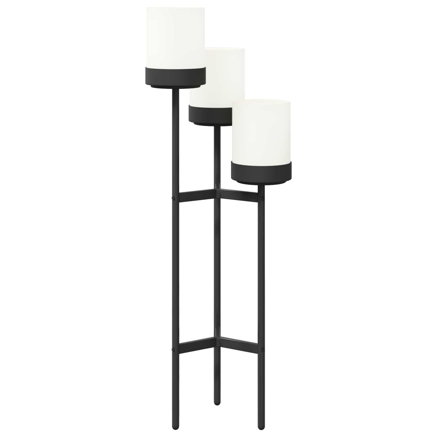 vidaXL Βάση Λουλουδιών Λευκό 42 x 39,5 x 125 εκ