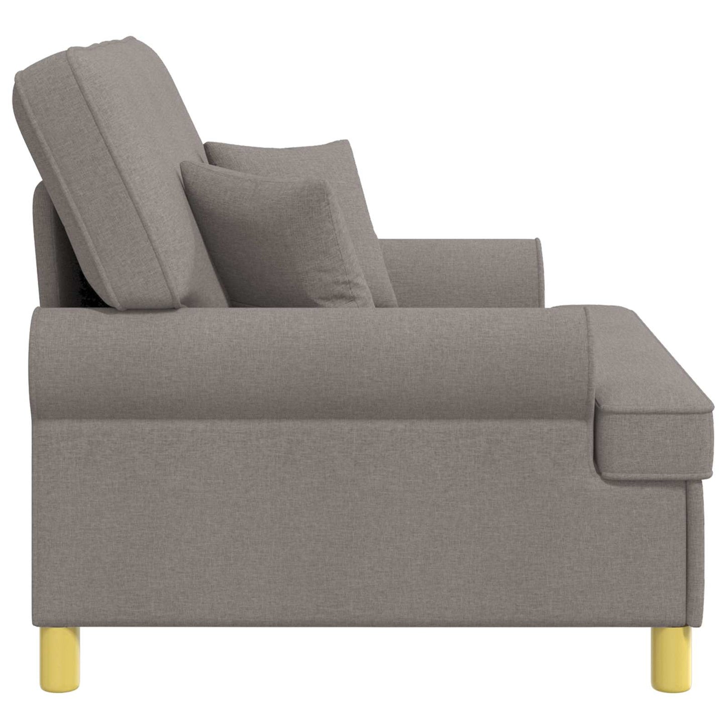 vidaXL Πολυθρόνα XXL με μαξιλάρια Taupe Ύφασμα
