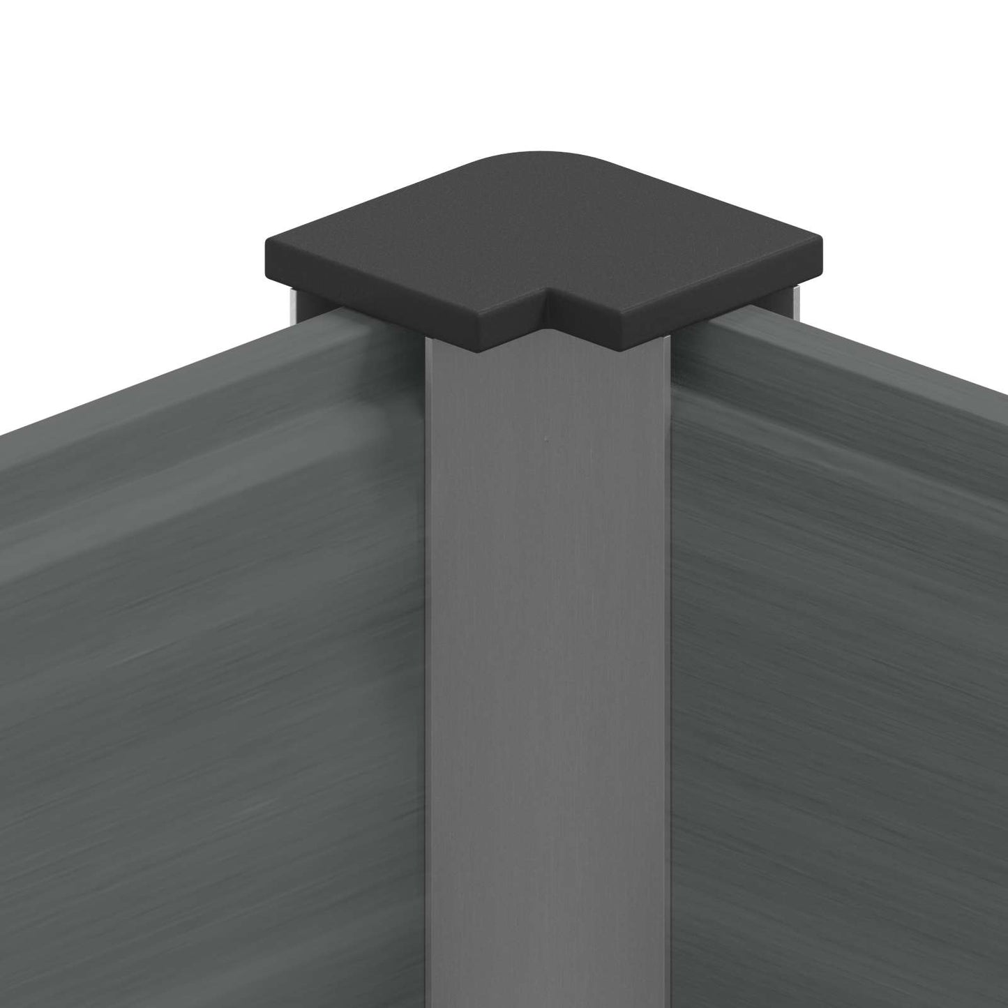 vidaXL Υπερυψωμένη Ζαρντινιέρα Μαύρο 200 x 30 x 72 εκ