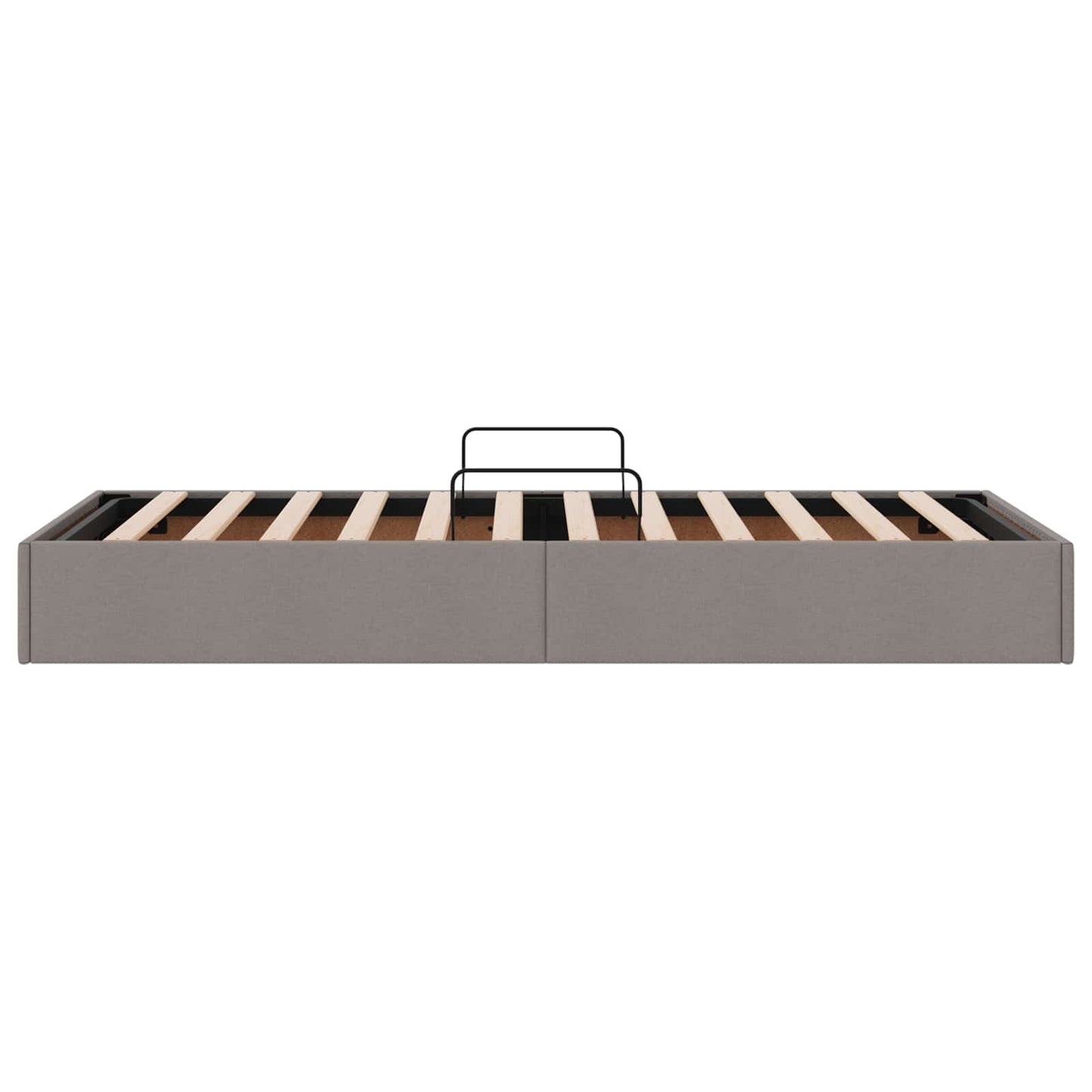 vidaXL Κρεβάτι Οθωμανικού Τύπου Taupe 100 x 200 cm ύφασμα