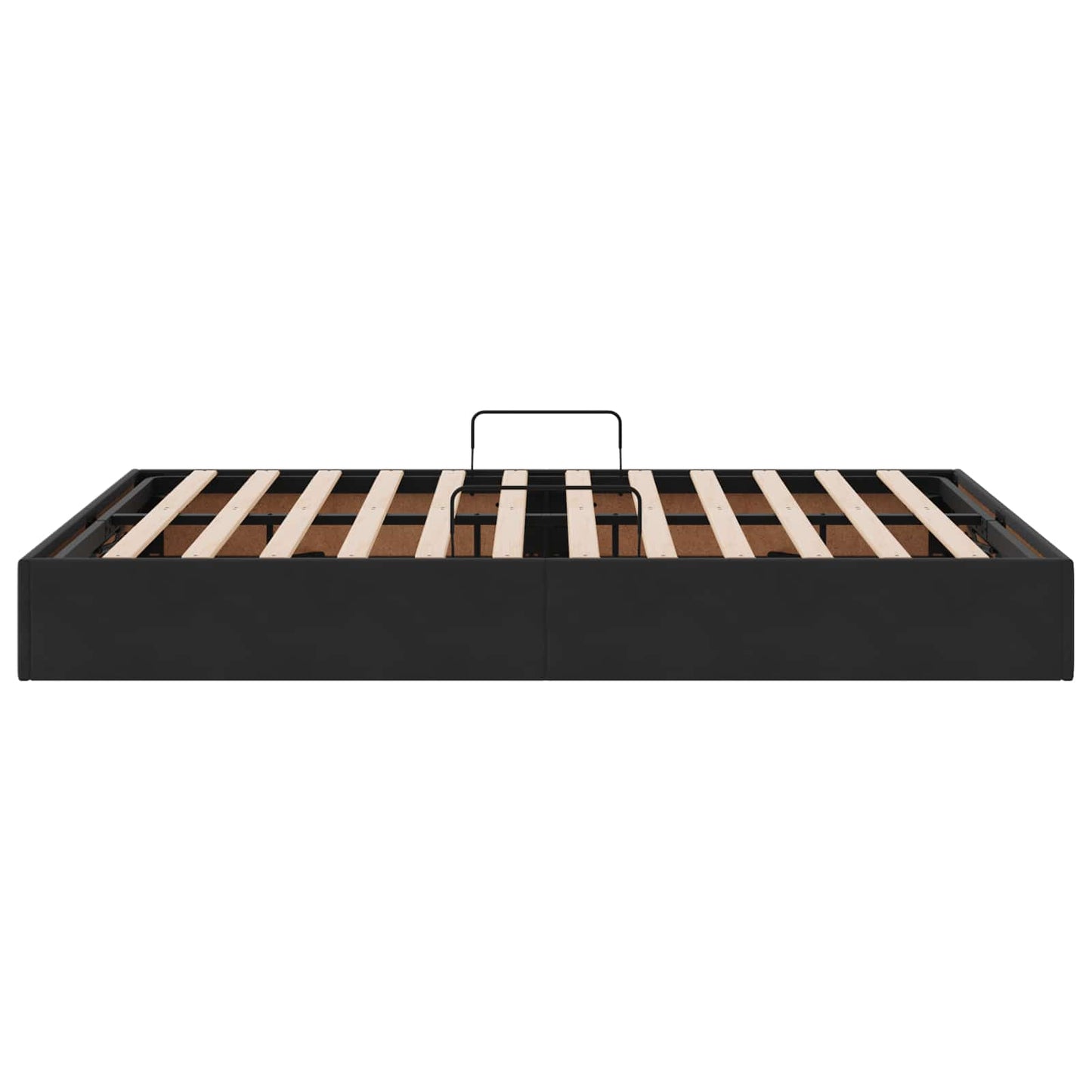 vidaXL Κρεβάτι Οθωμανικού Τύπου Μαύρο 140 x 190 cm Βελούδο