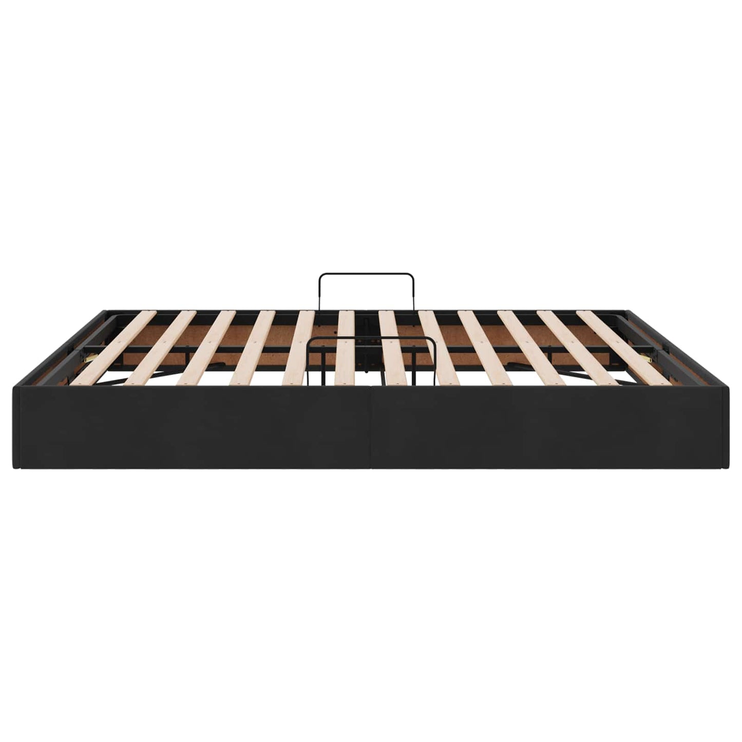 vidaXL Κρεβάτι Οθωμανικού Τύπου Μαύρο 160 x 200 cm Βελούδο
