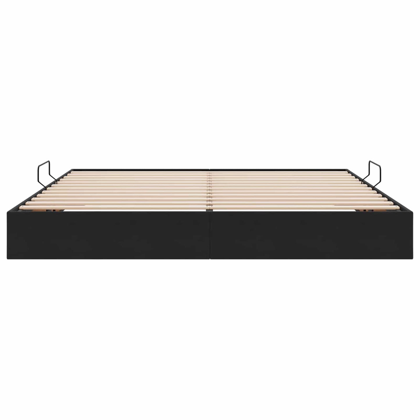 vidaXL Κρεβάτι Οθωμανικού Τύπου Μαύρο 200 x 200 cm Βελούδο
