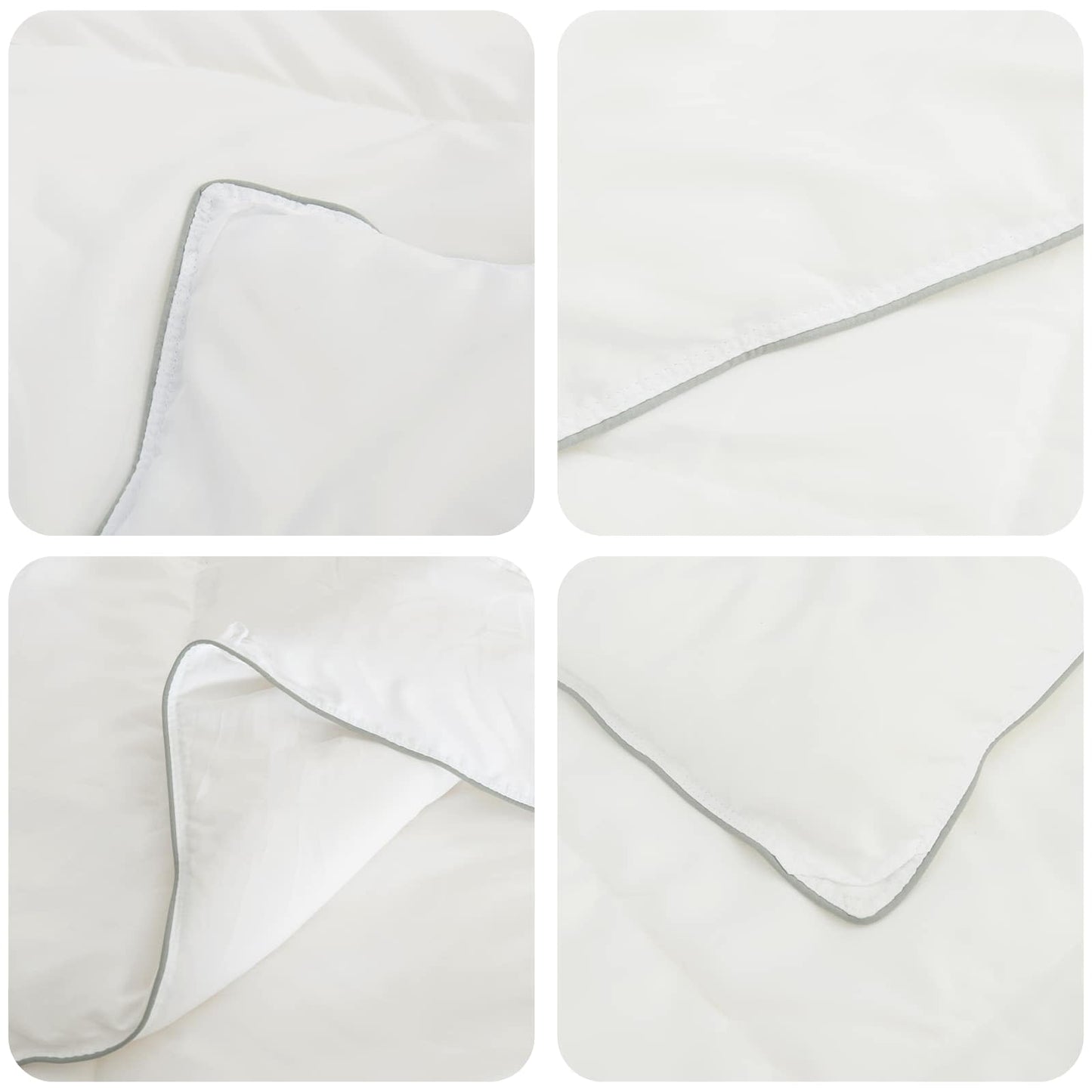 vidaXL Πάπλωμα TRIER 137x200 εκ. Καλοκαίρι 140 GSM Λευκό Υποαλλεργικό