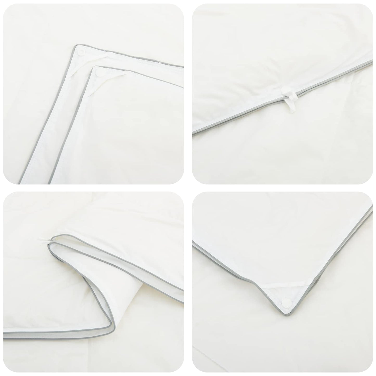 vidaXL Πάπλωμα 137x200 εκ. 4 Εποχές 200+300 GSM Αυστραλιανό Μαλλί