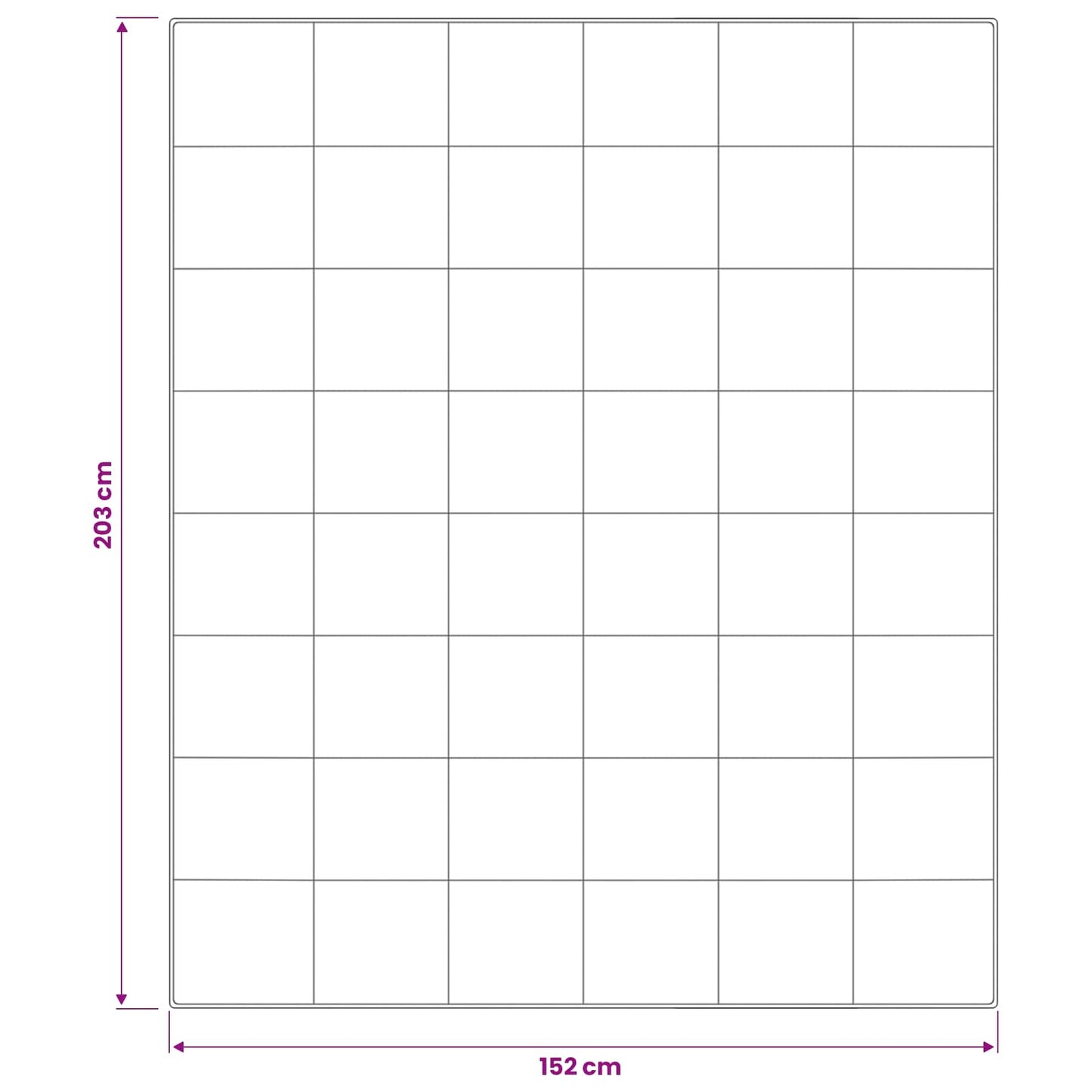 vidaXL Πάπλωμα 152x203 εκ Καλοκαίρι 200 GSM Αυστραλιανό Μαλλί Λευκό