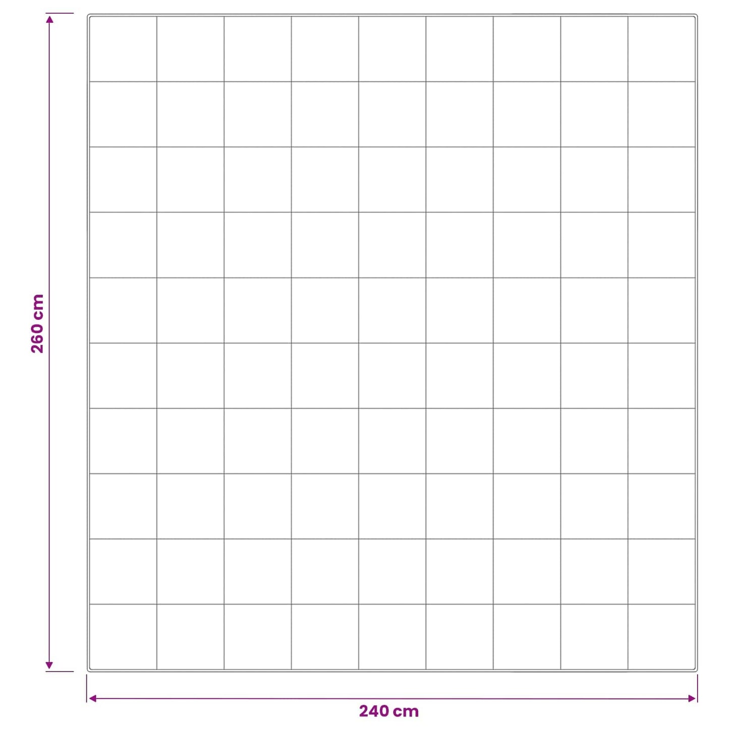 vidaXL Σέτ Παπλώματος και Μαξιλαριού 3 τμχ. 240x260 εκ Καλοκαίρι Μαλλί