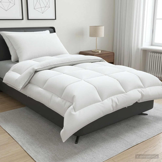 vidaXL Σέτ Παπλώματος και Μαξιλαριού 3 τμχ. 140 x 220 cm 4 Εποχές