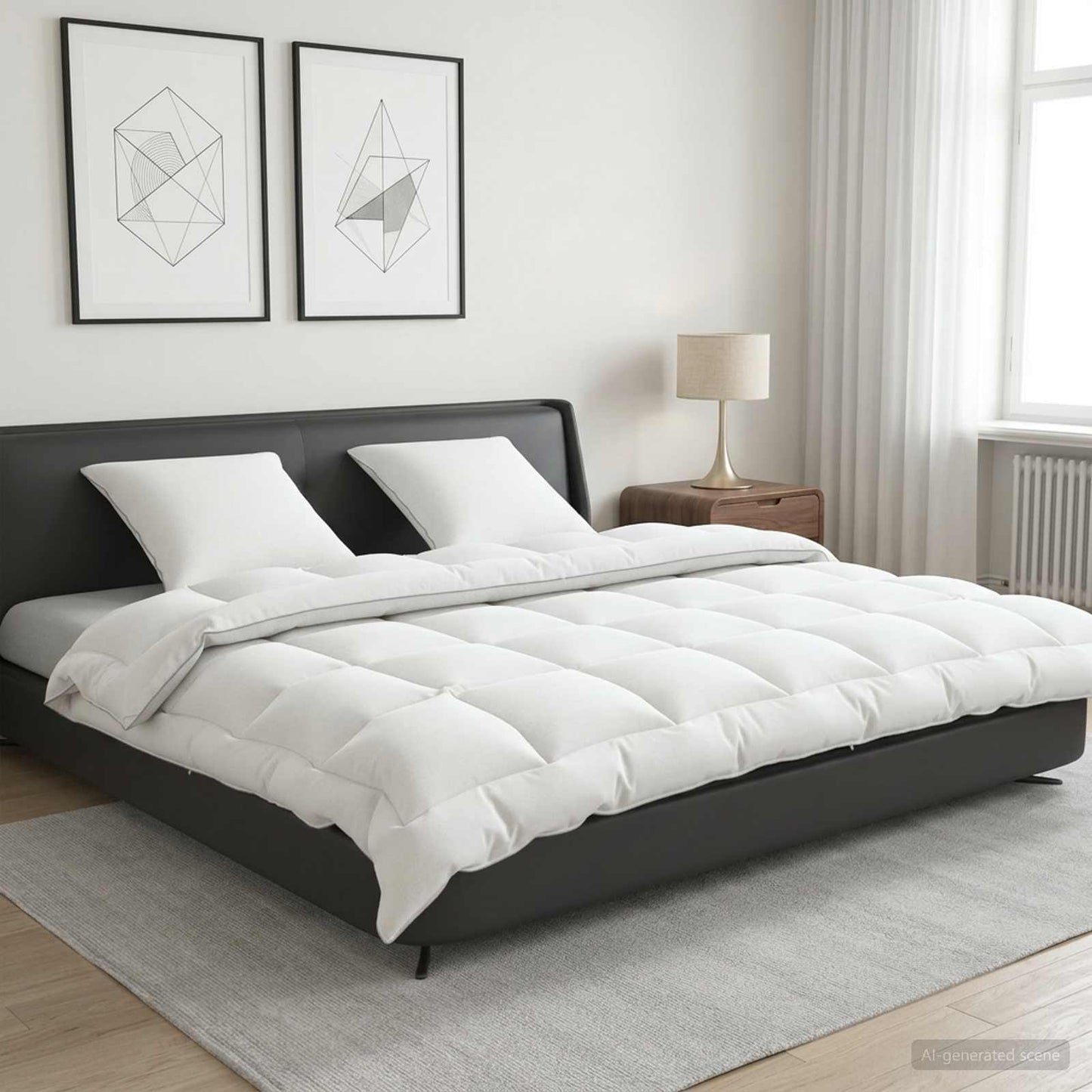 vidaXL Σέτ Παπλώματος και Μαξιλαριού 3 τμχ. 200 x 220 cm 4 Εποχές