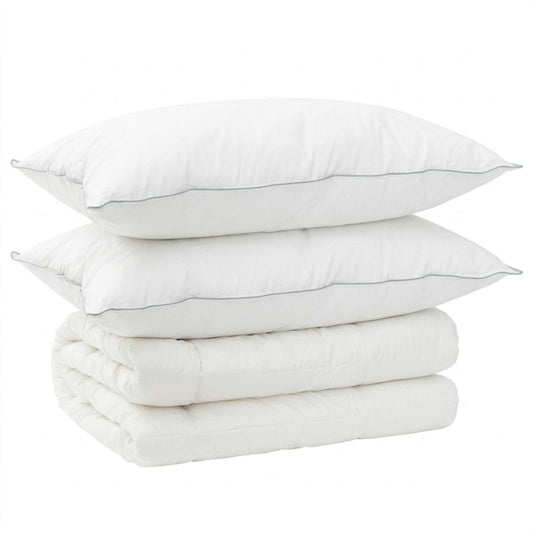 vidaXL Σέτ Παπλώματος και Μαξιλαριού 3 τμχ. 220 x 260 cm 4 Εποχές