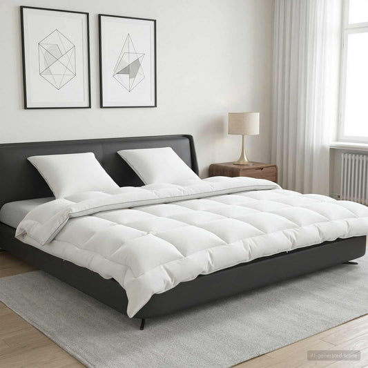 vidaXL Σέτ Παπλώματος και Μαξιλαριού 3 τμχ. 240x260 εκ Χειμώνας Μαλλί