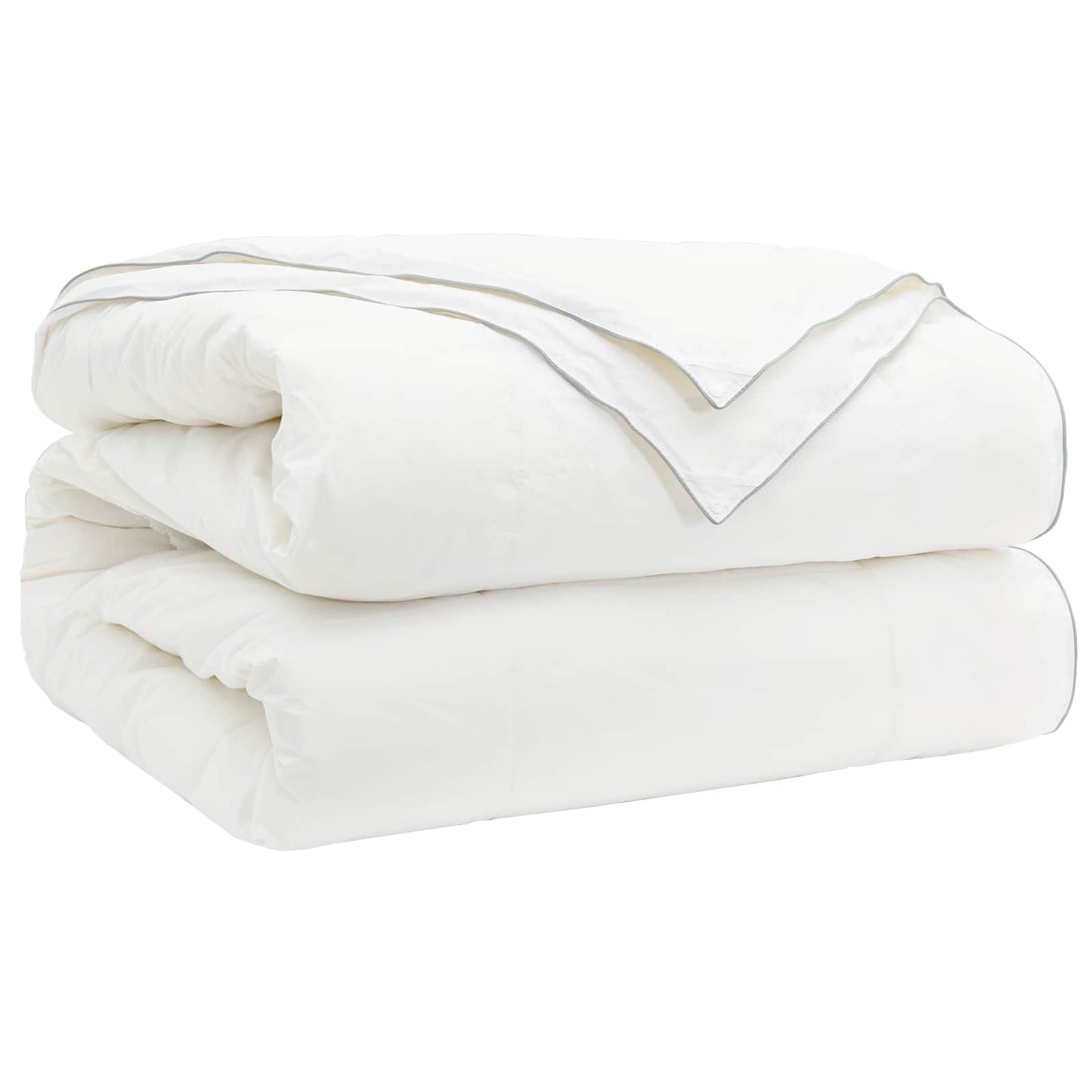 vidaXL Σέτ Παπλώματος και Μαξιλαριού 3 τμχ. 155x220 εκ 4 Εποχές Μαλλί