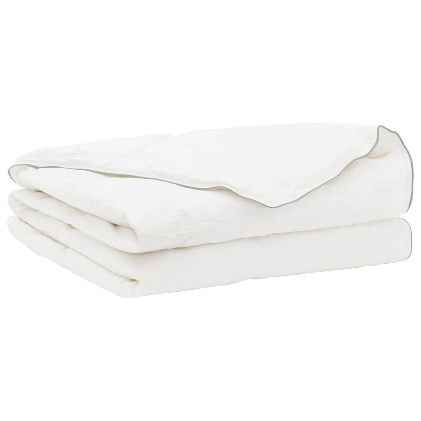 vidaXL Πάπλωμα FULDA 200 x 200 cm Καλοκαίρι 100 GSM 90% Χήνας Λευκό
