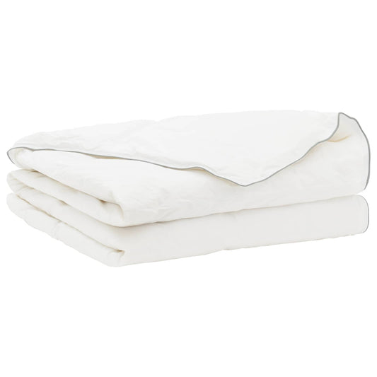 vidaXL Πάπλωμα FULDA 200 x 240 cm Καλοκαίρι 100 GSM 90% Χήνας Λευκό