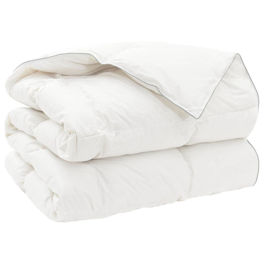 vidaXL Πάπλωμα FULDA 220 x 260 cm 4 Εποχές 210 GSM 90% Χήνας Λευκό