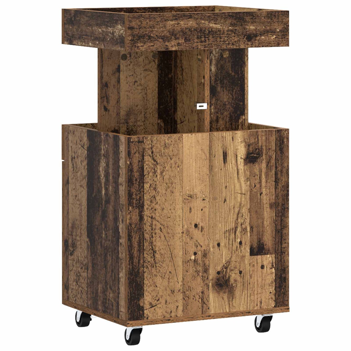 vidaXL Καρότσι μπαρ Ξύλο δρυός 50 x 41 x 89 cm Επεξεργασμένο Ξύλο